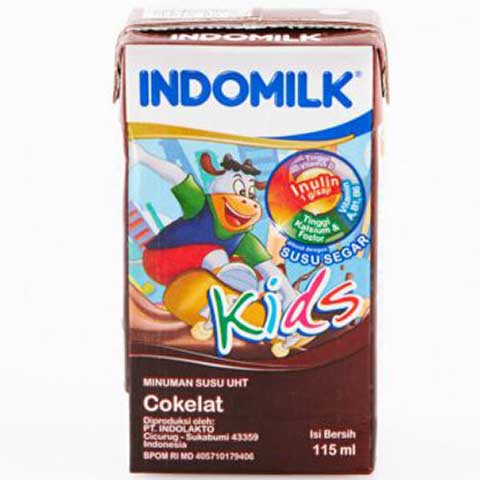 INDOMILK KIDS COKLAT 4 X 125 115 ML